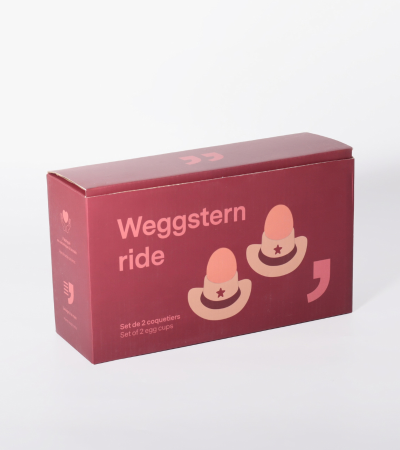 Set Eierbecher Cowboy