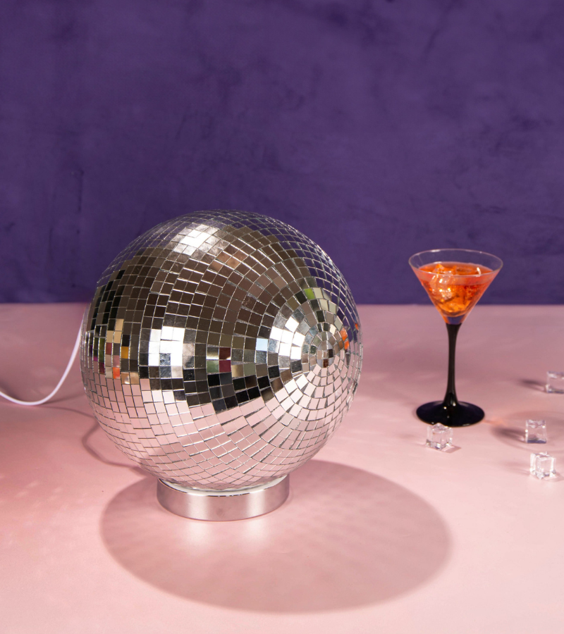 Lampe boule disco