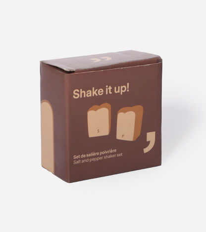 Set saliera e pepiera a forma di brioche