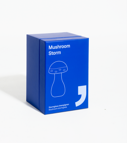 Barometro a tempesta a fungo - blu reale