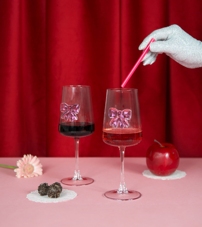 Set di 2 bicchieri da vino nodo