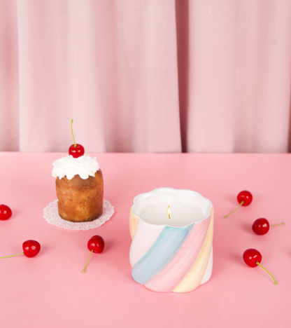 Marshmallow-Kerze