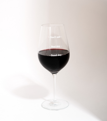 Copa de vino para mostrar tu estado de ánimo.
