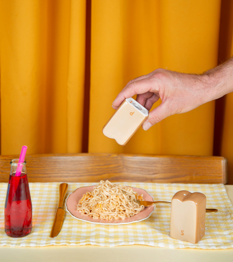 Set salière poivrière brioche