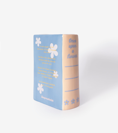 Vaso libro Once upon a flower