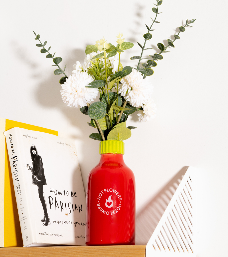 Jarrón de salsa picante