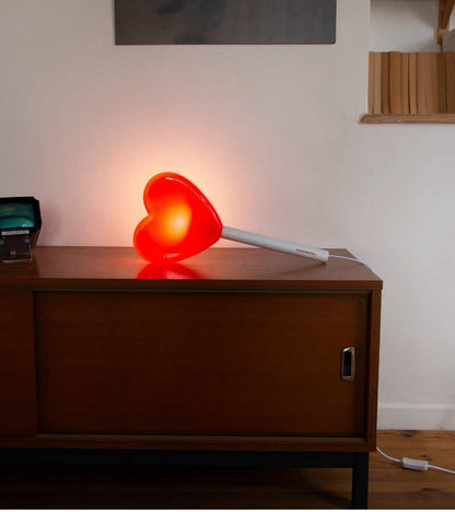 Lampada da parete lecca-lecca cuore