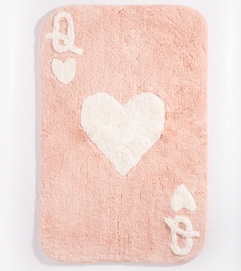 Tapis de bain - Reine de coeur