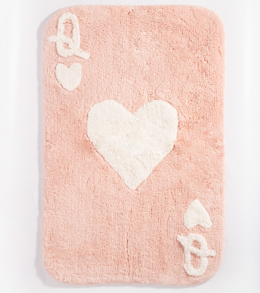 Tapis de bain - Reine de coeur