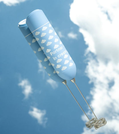 Milchaufschäumer - Partner in cream - Blau