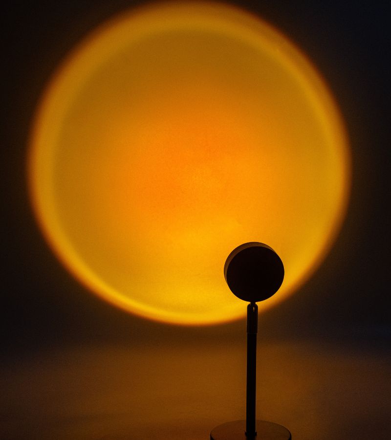 Lámpara de puesta de sol