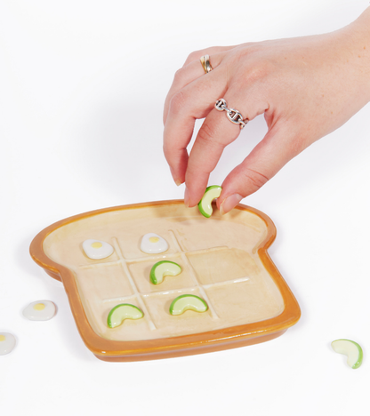 Tic-Tac-Toe – Avocado/Ei-Spiel