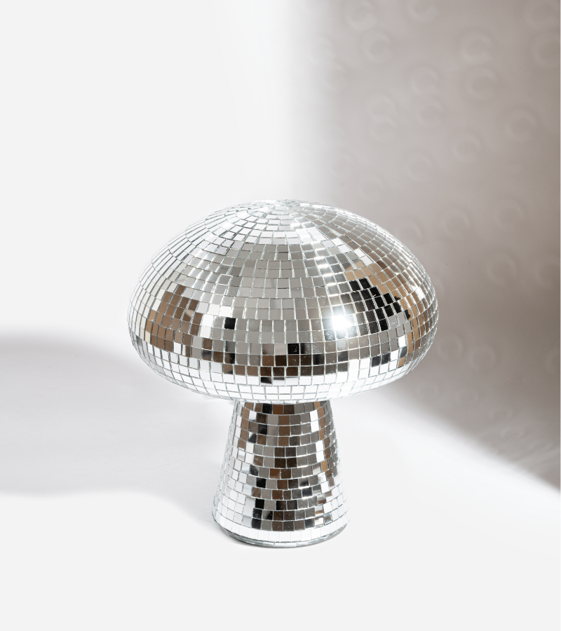Mushroom disco lamp
