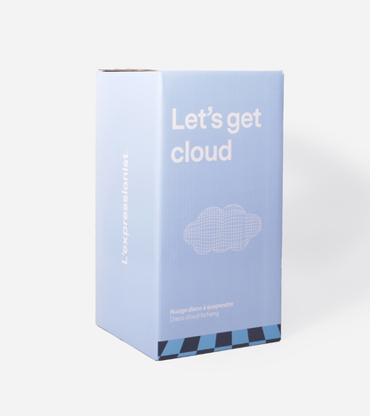 Disco-Wolke zum Aufhängen 30cm