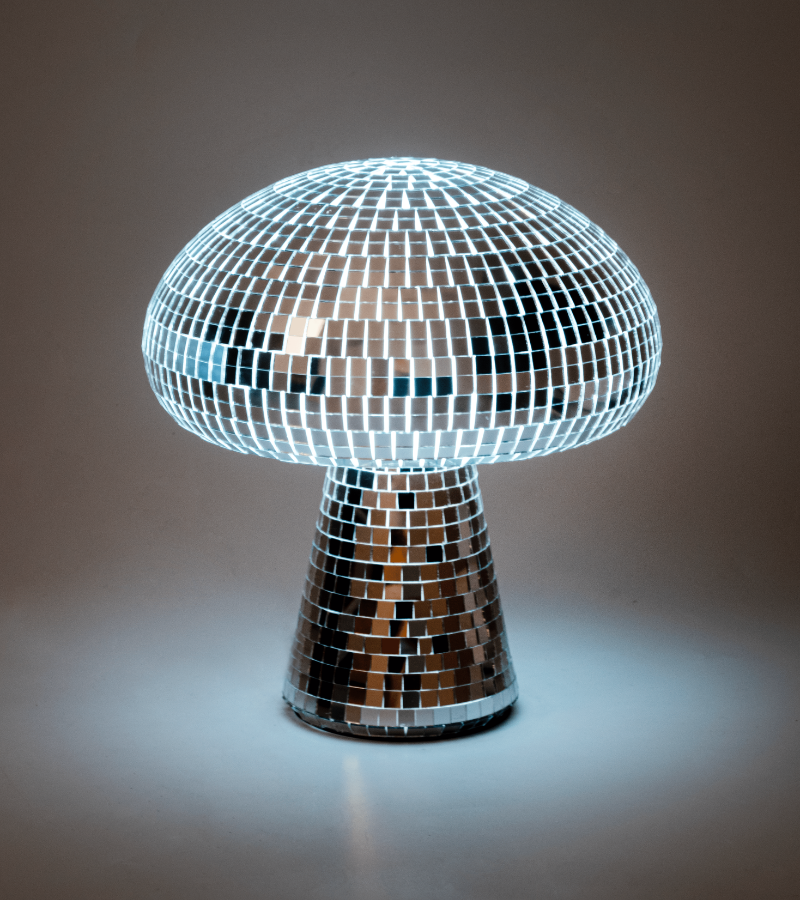 Mushroom disco lamp