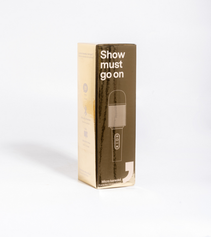 Mini micro karaoke oro