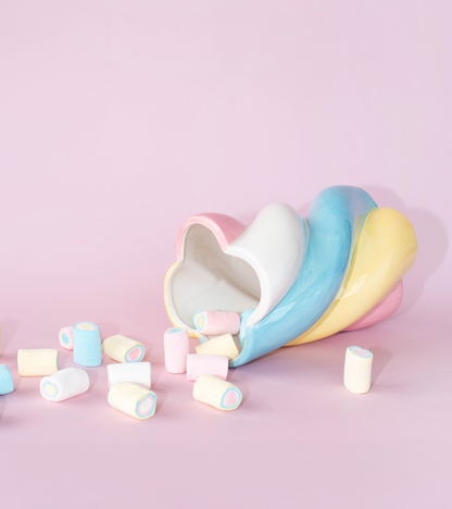 Vase Süßigkeiten Marshmallow