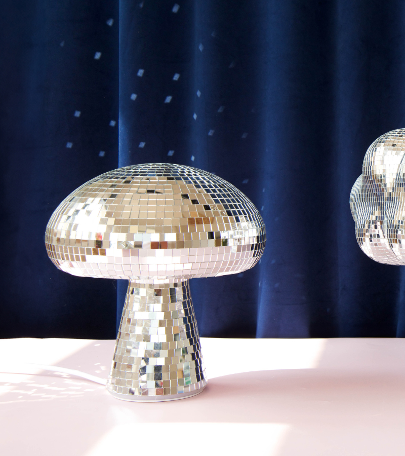 Mushroom disco lamp