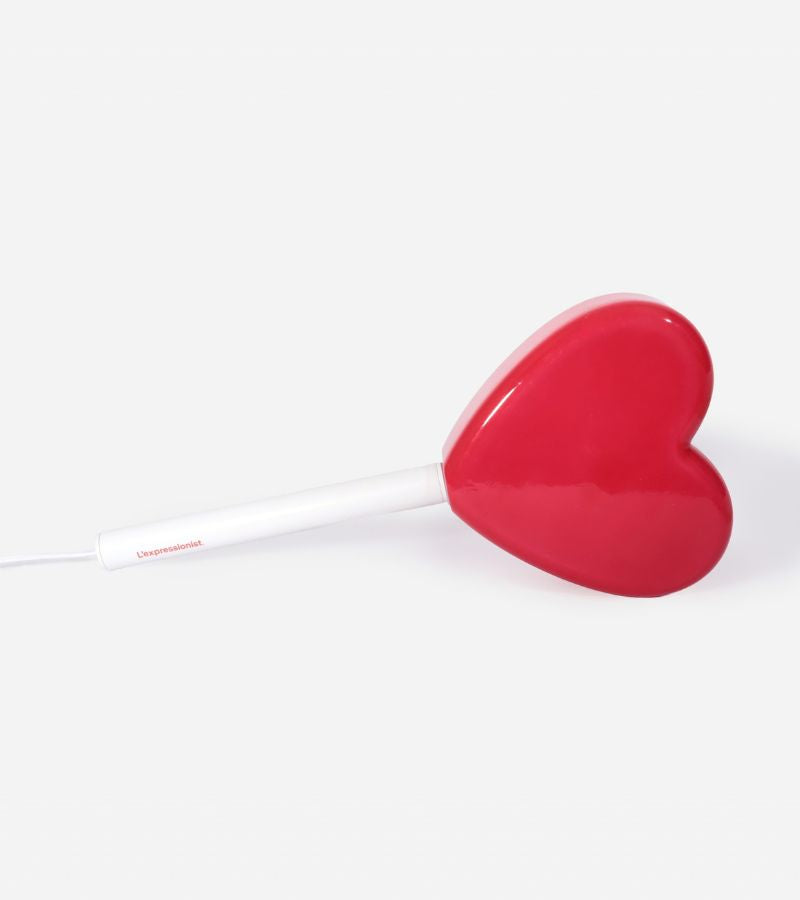 Lampada da parete lecca-lecca cuore
