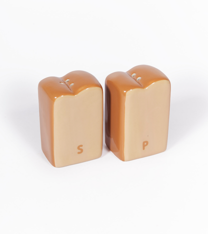 Set saliera e pepiera a forma di brioche