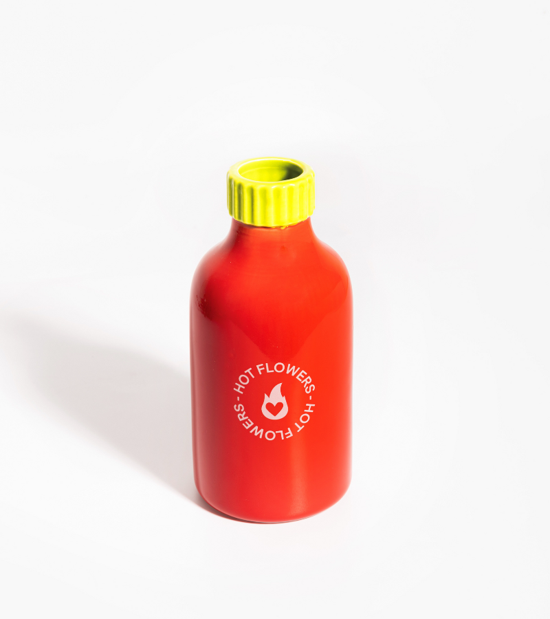 Jarrón de salsa picante