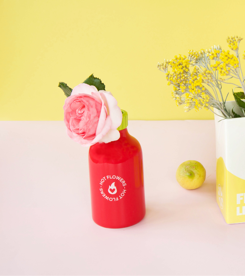 Jarrón de salsa picante