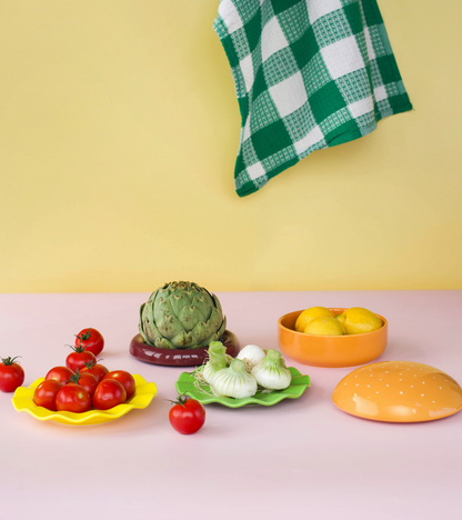 Keramik-Hamburger-Geschirrset