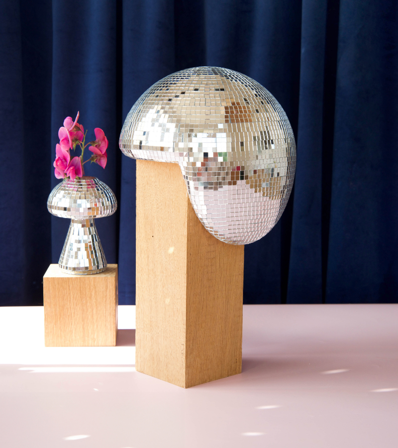 Bola de discoteca derretida