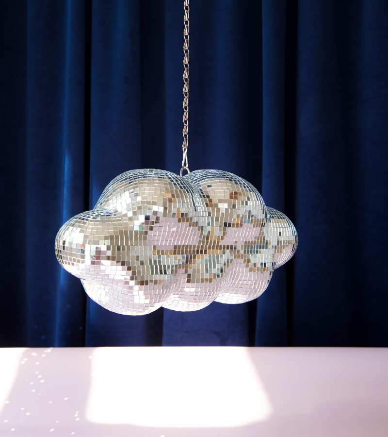 Nube de discoteca colgante de 30 cm