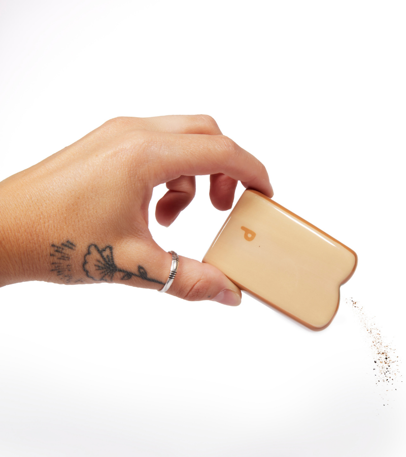 Set salière poivrière brioche