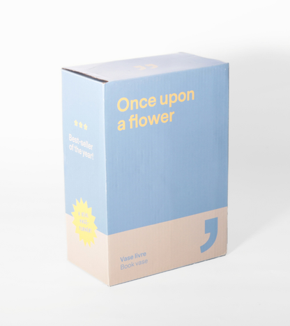 Vaso libro Once upon a flower