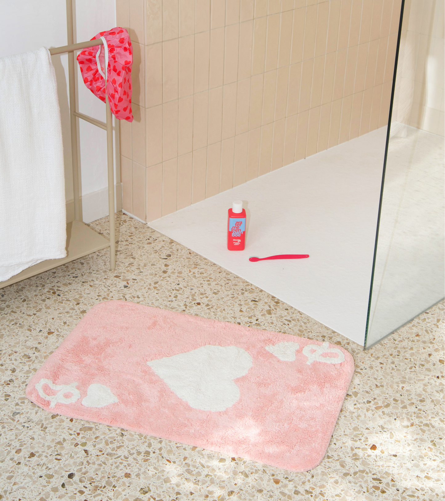 Tapis de bain - Reine de coeur
