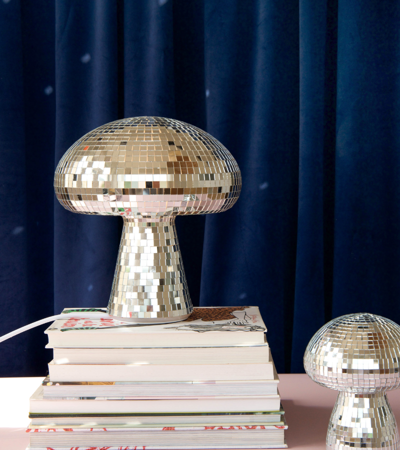 Mushroom disco lamp