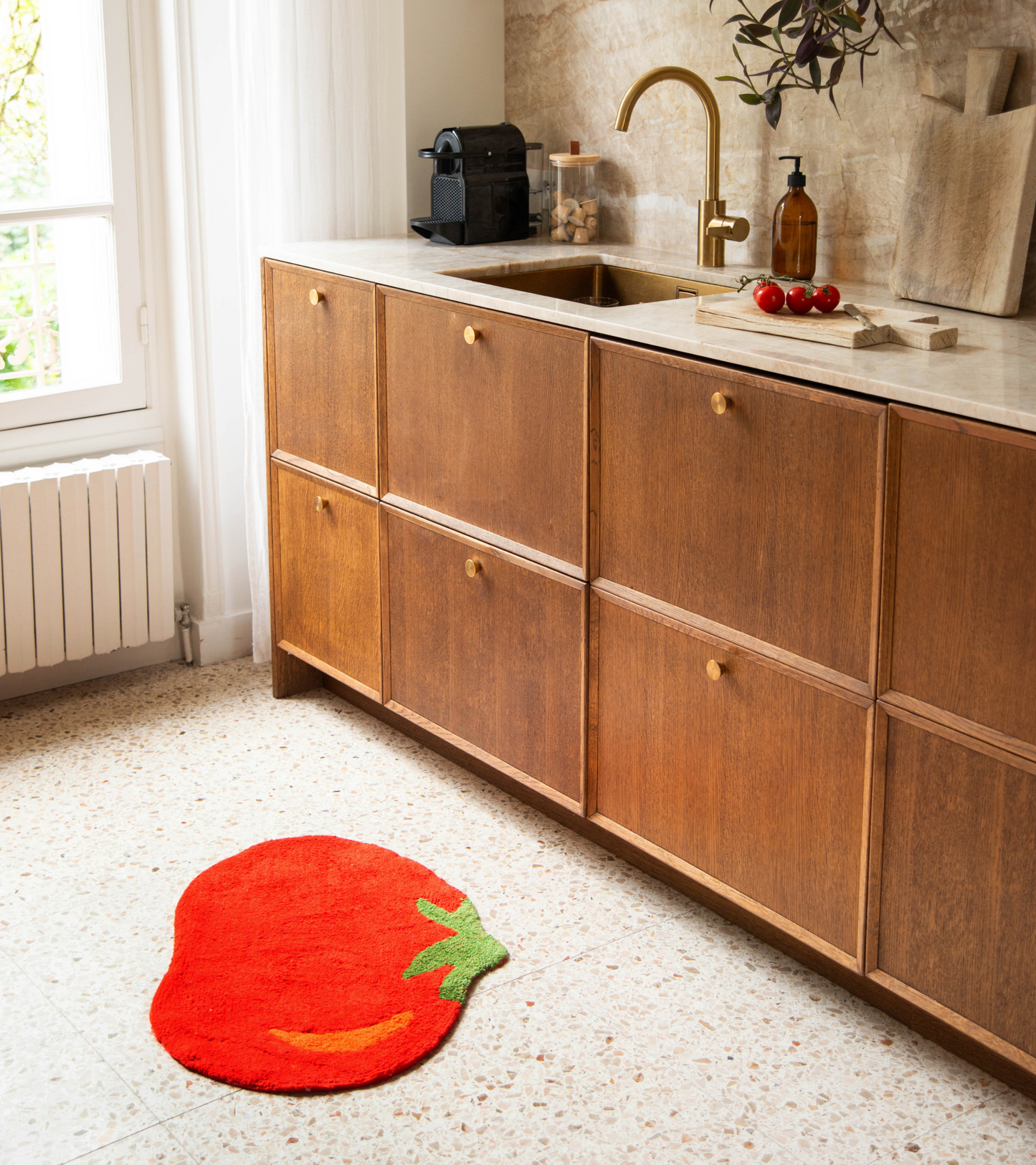 Alfombra de baño - Tomate