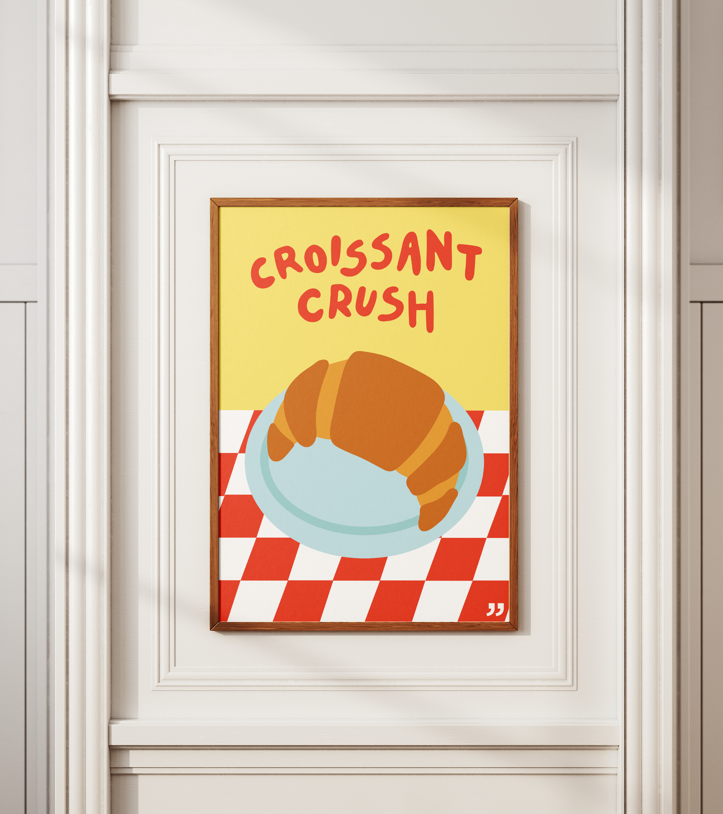 Poster Croissant Crush