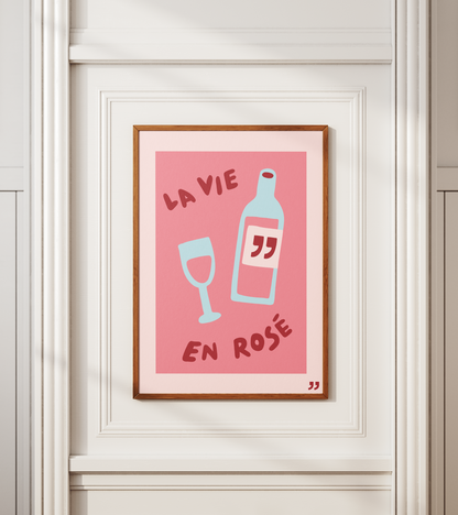 Poster Das Leben in Rosa