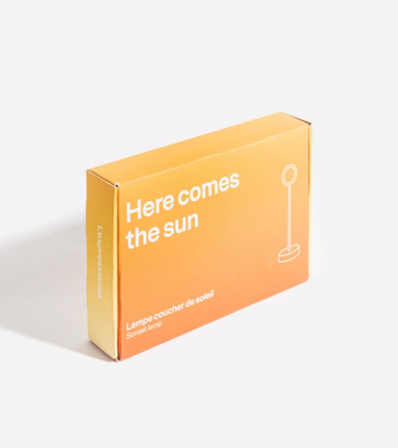 Lámpara de puesta de sol