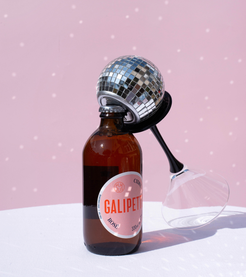 Disco bottle opener