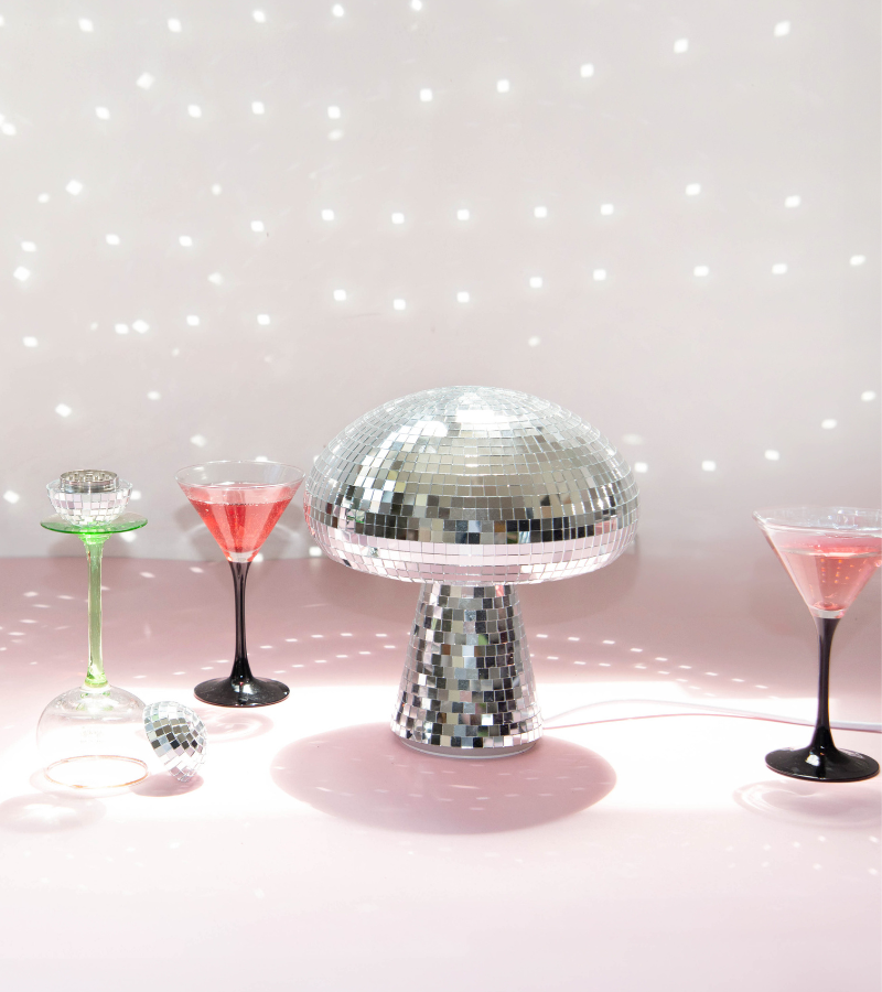 Mushroom disco lamp