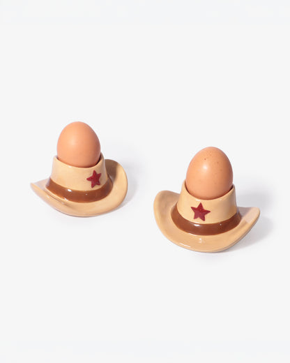 Set Eierbecher Cowboy