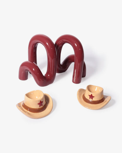 2er-Set Cowboy-Buchstützen