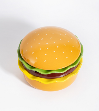 Keramik-Hamburger-Geschirrset