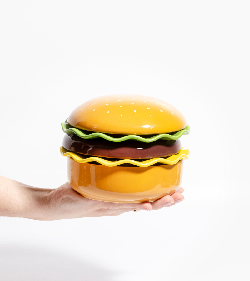 Hamburger dish set