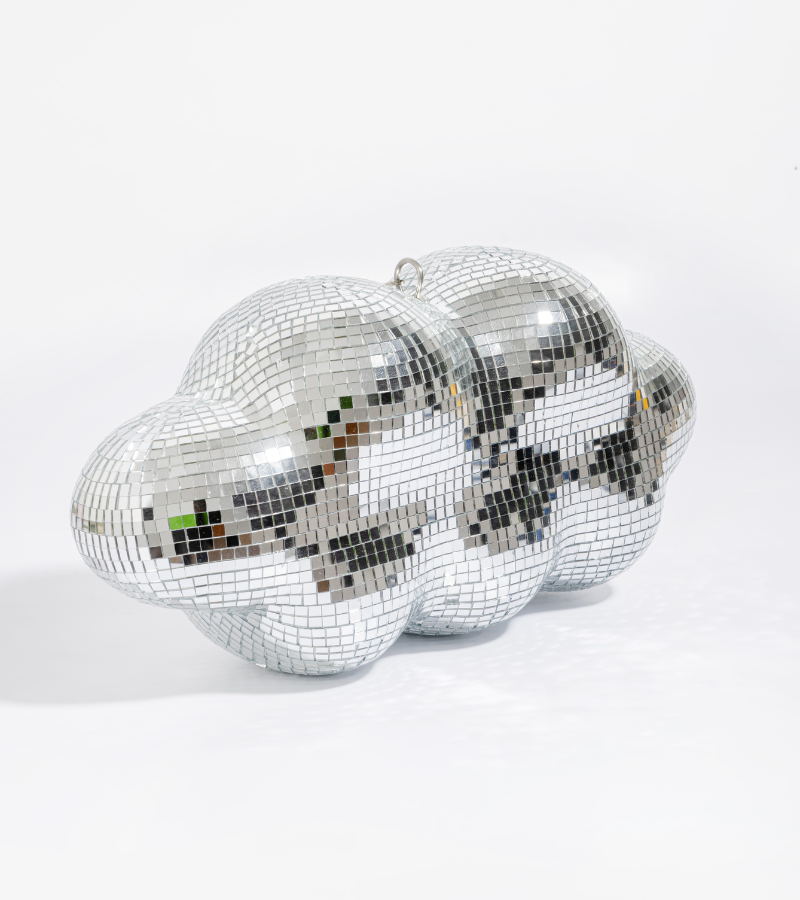 Nube de discoteca colgante de 30 cm