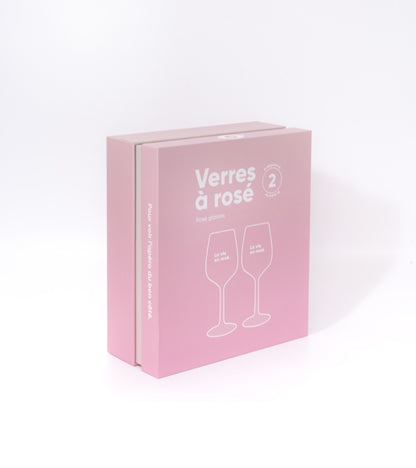 Set aus zwei Gläsern - La vie en rosé