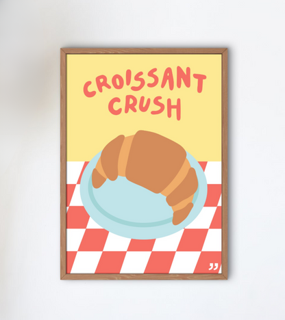 Poster Croissant-Crush
