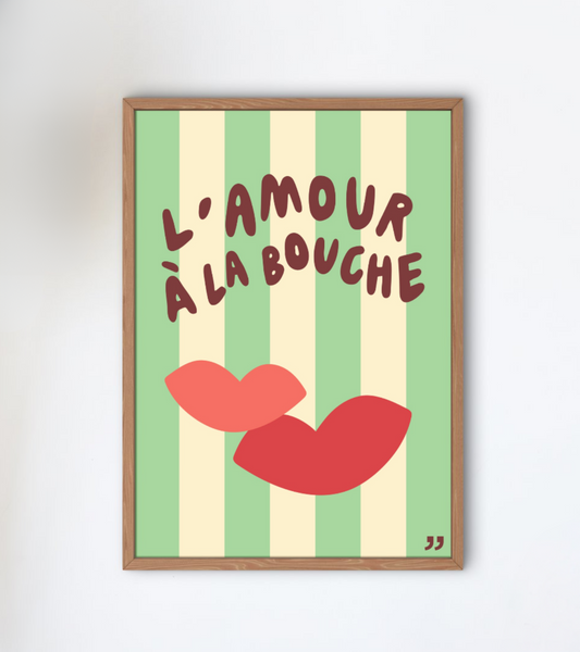 Poster L’amour à la bouche