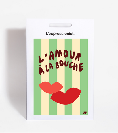 Das Plakat „L’amour à la bouche“