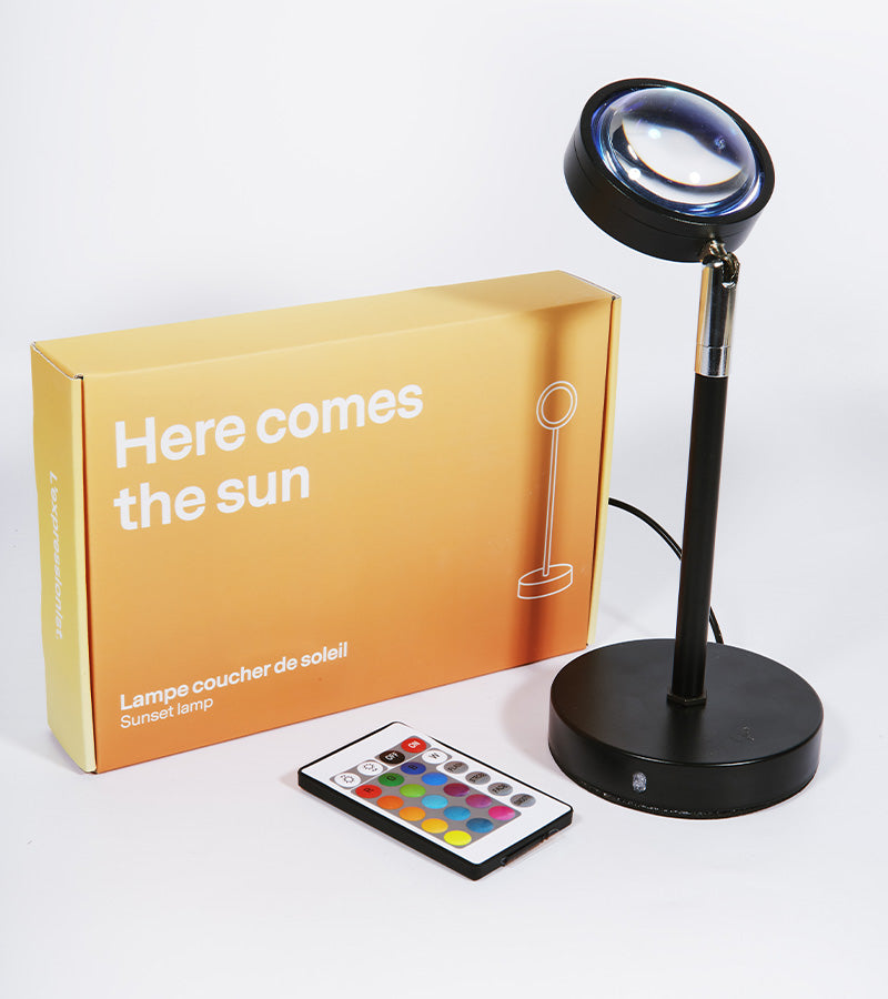 Lámpara de puesta de sol