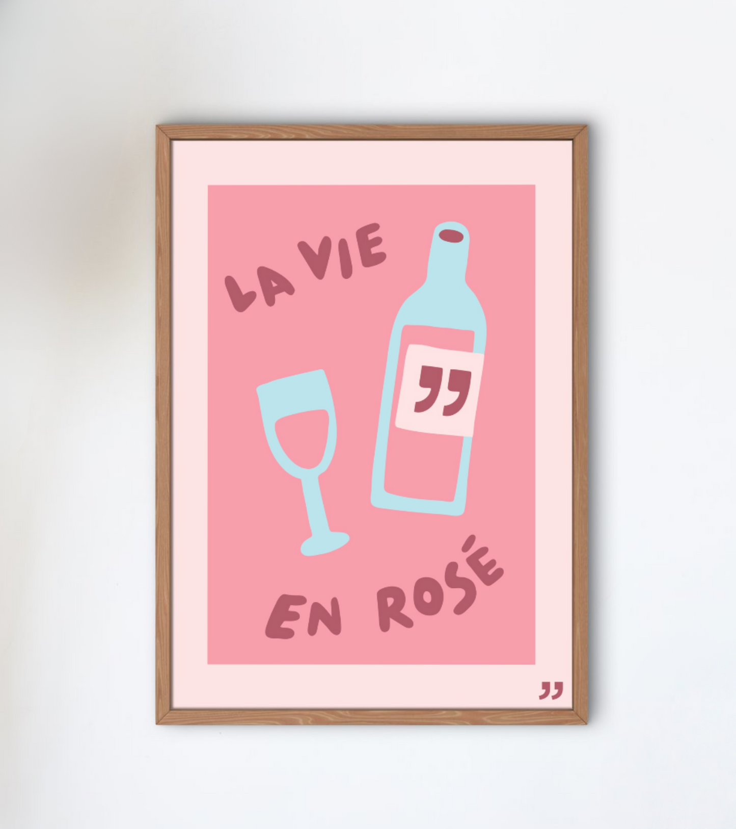 Poster La vie en rosé